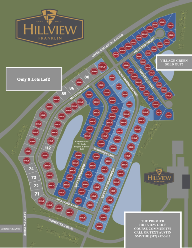 LOT MAP HILLVIEW July 8th-2
